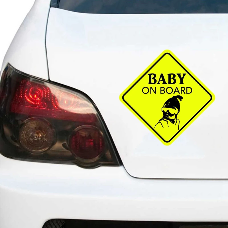 S4-0025# Печатный самоклеющийся наклейки на авто BABY ON BOARD водонепроницаемые машину