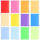 Набор зеркальных фильтров 12 цветов, набор прозрачных светофильтров для коррекции цвета