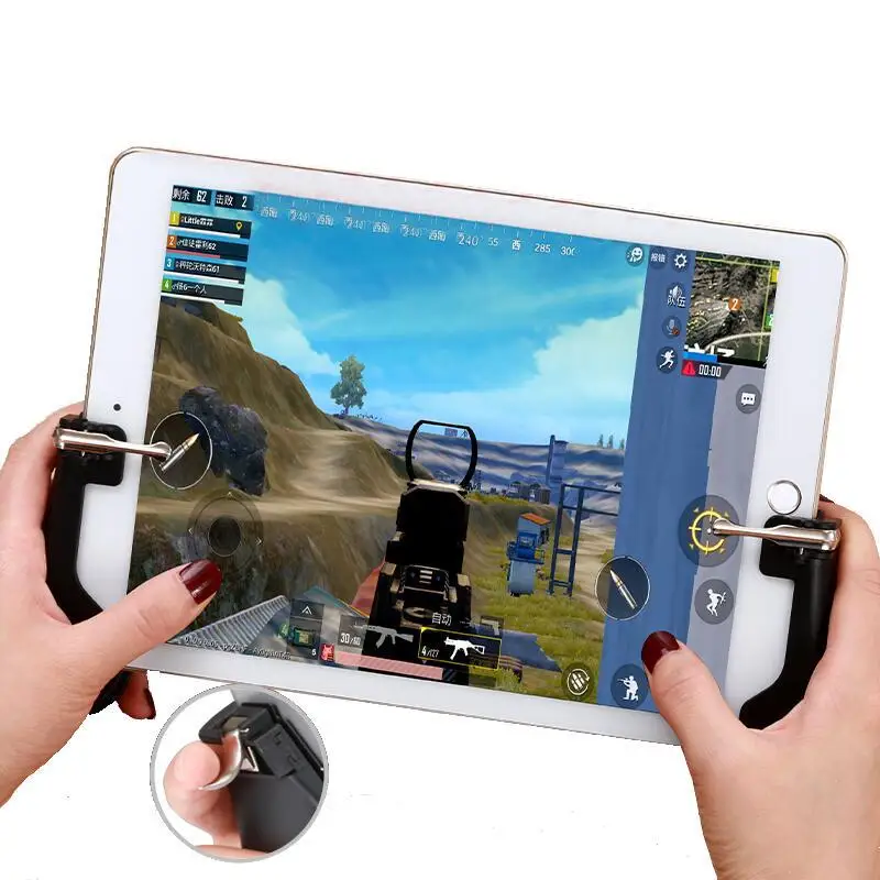Профессиональный планшет игровой курок кнопка огня для IOS захват ручка Aim Key L1R1