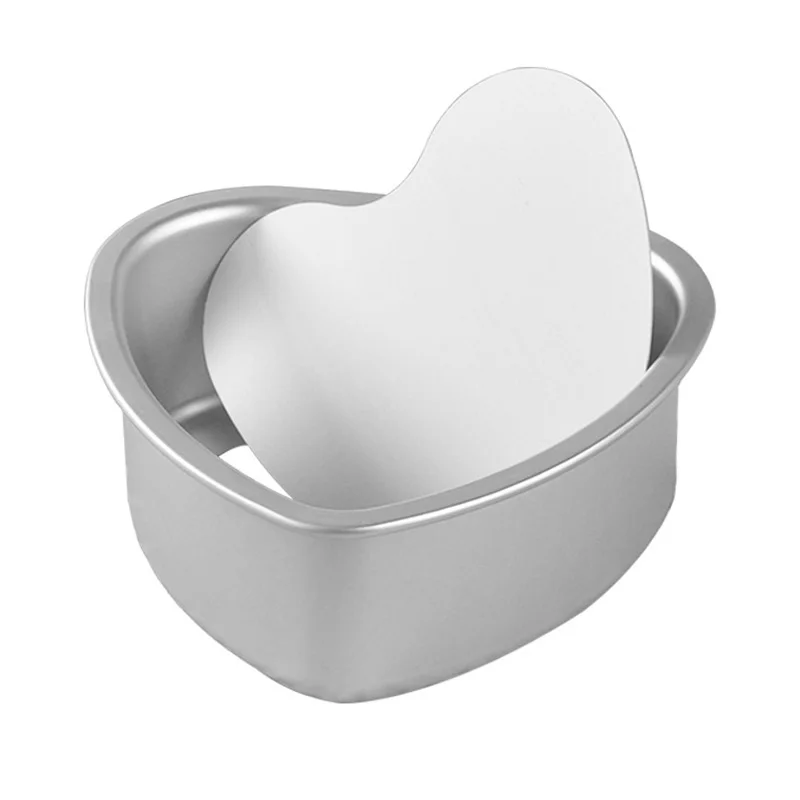 

3/6/8 Inch Heart Shape Cake Mold Aluminium Alloy DIY Mousse Pastry Mould Baking Pan Kitchen Tool HK3
