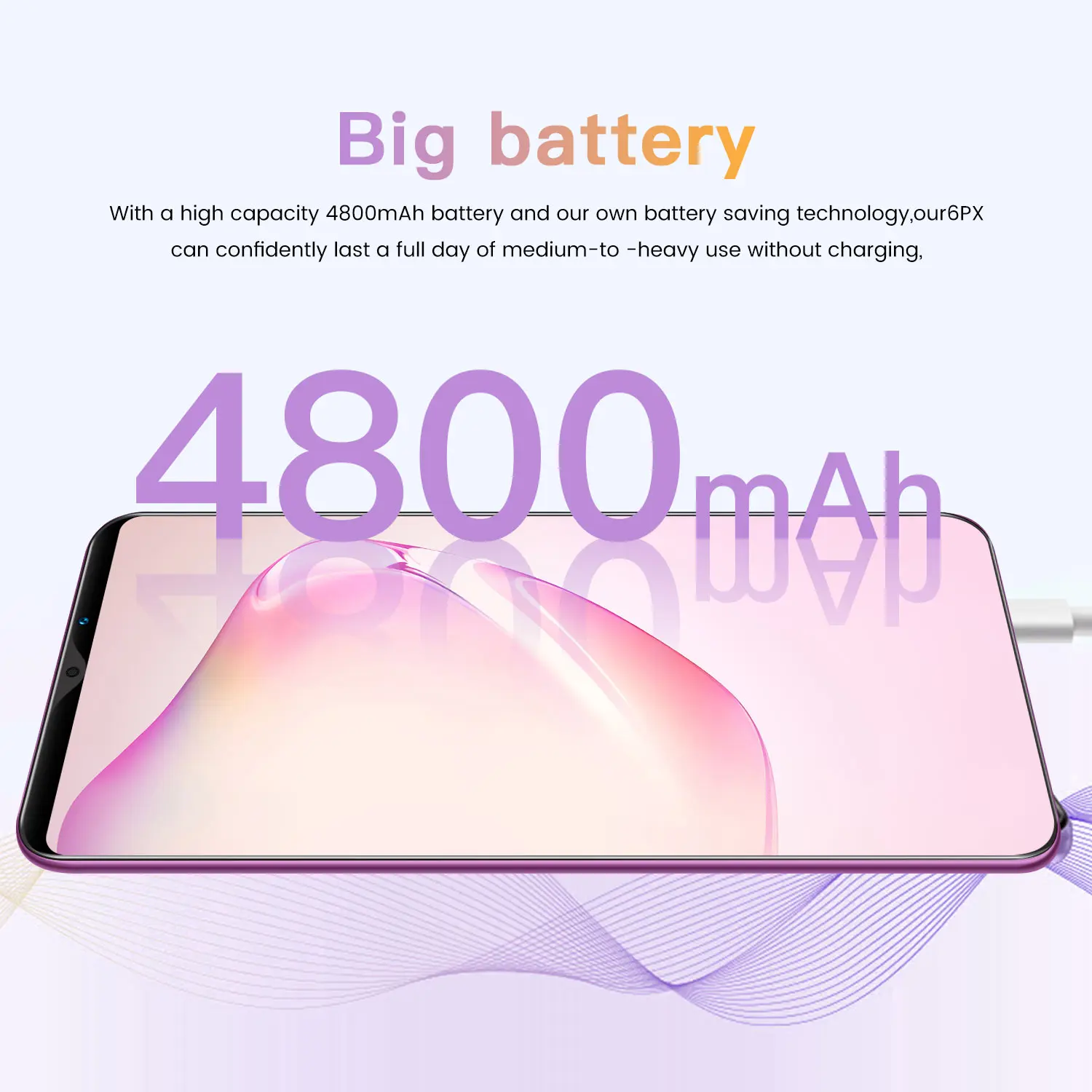 Смартфон Note30 Plus 6 1 дюйма 8 + 512 ГБ HD экран Android аккумулятор 4800 мАч | Мобильные