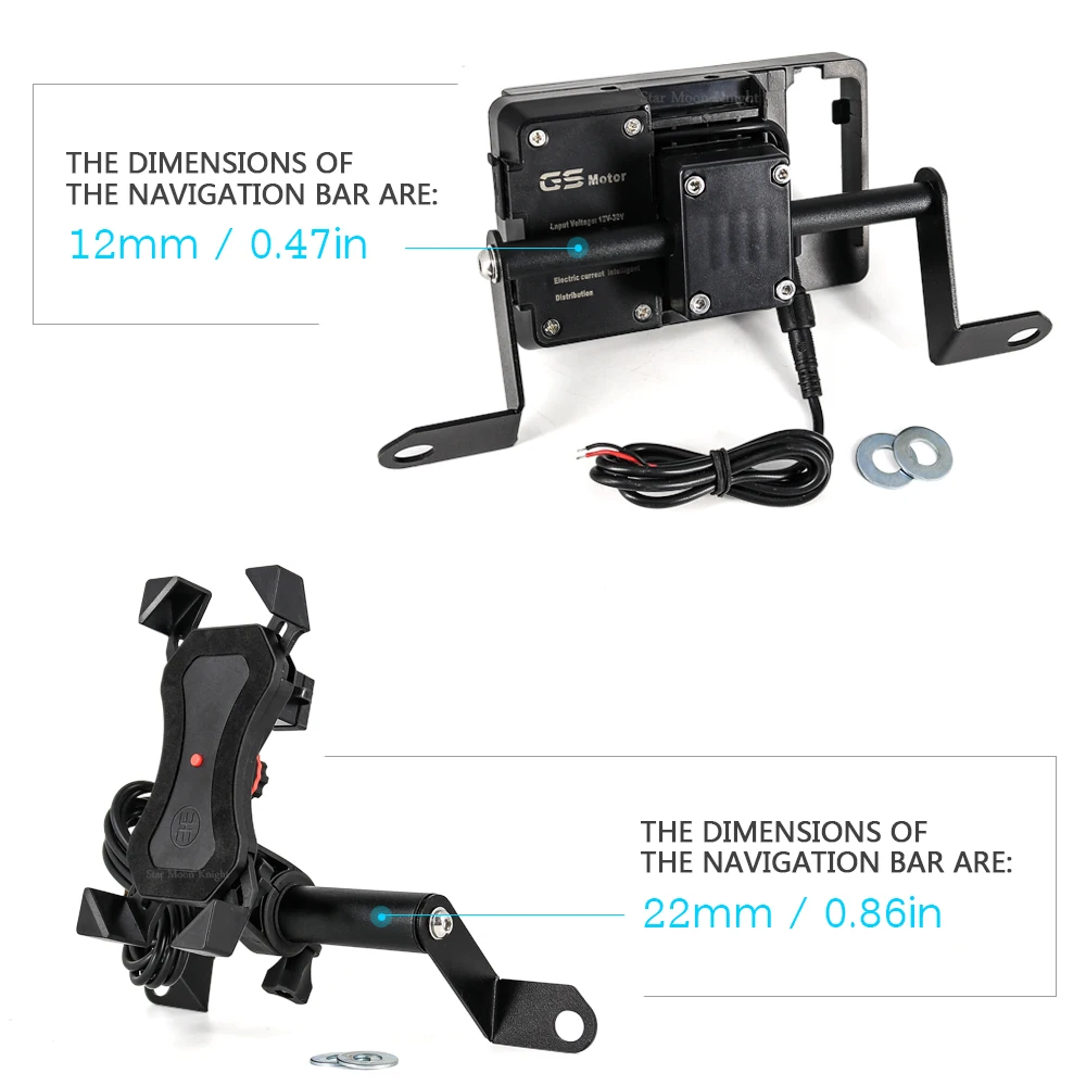 motorcycle mobile phone usb navigation bracket mobile phone gps plate bracket for tiger 900 gt rally pro for tiger900 2020 2021 free global shipping