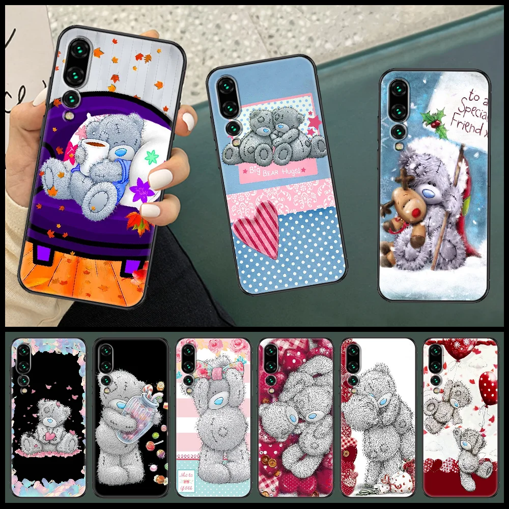 Чехол для телефона Tatty Teddy Bear Huawei P Mate P10 P20 P30 P40 10 20 Smart Z Pro Lite 2019 черный модный