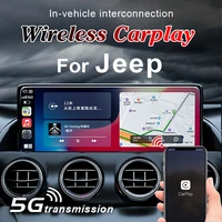 wireless carplay adapter dongle for jeep grand cherokee cherokee wrangler renegade compass patriot wireless carplay activator