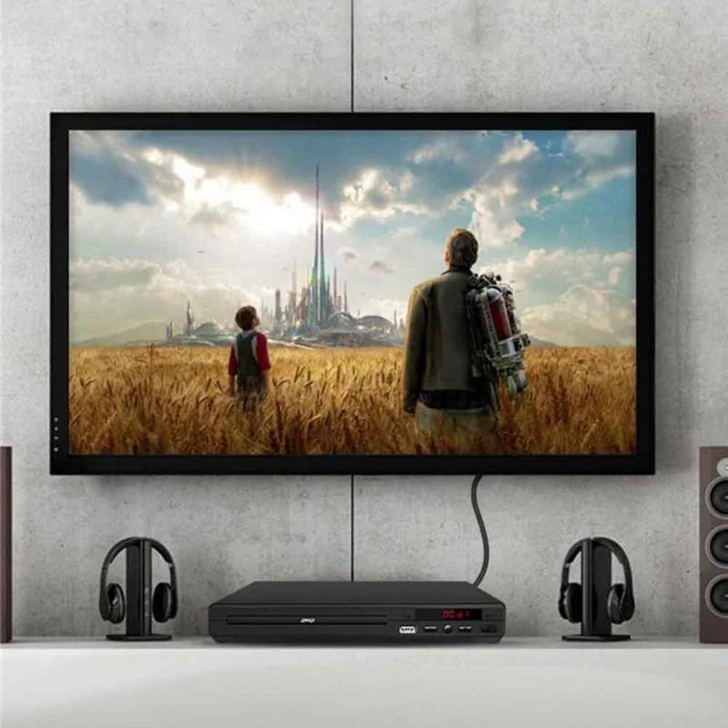 1080p HD CD и DVD-привод для развлечений музыки видео аудио ТВ медиа AV USB дистанционного