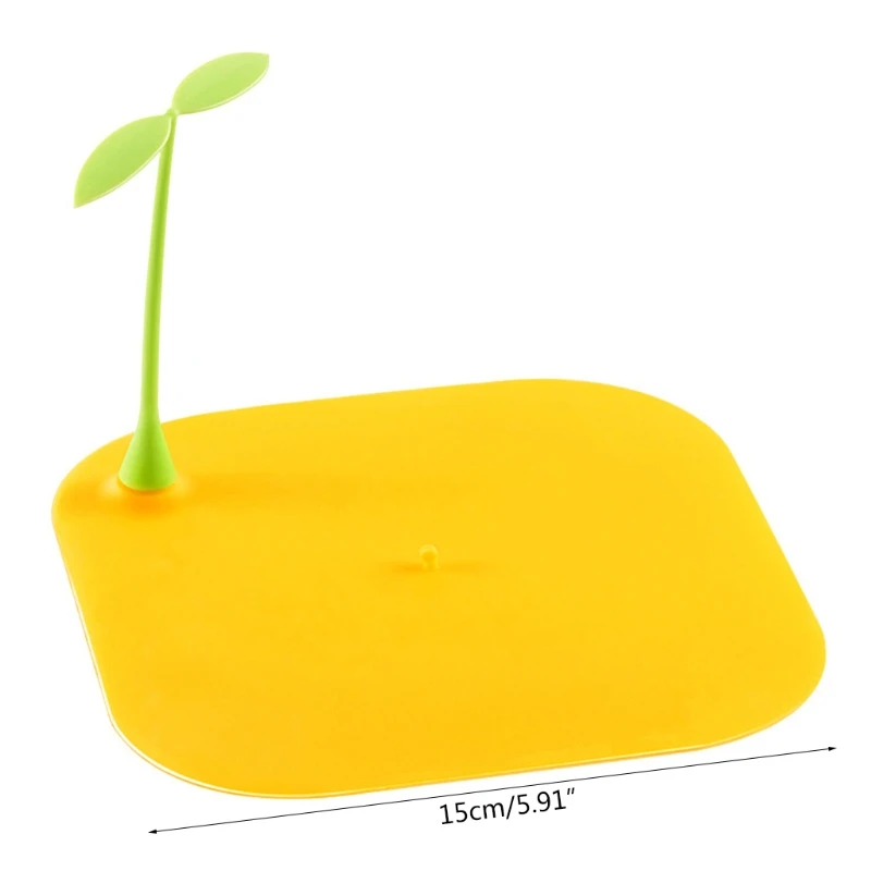 

Bean Sprout Silicone Floor Drain Cover Anti Clogging Sewer Pad Bathroom Kitchen Sink Filter Deodorant Mat Hair Catcher 85AC