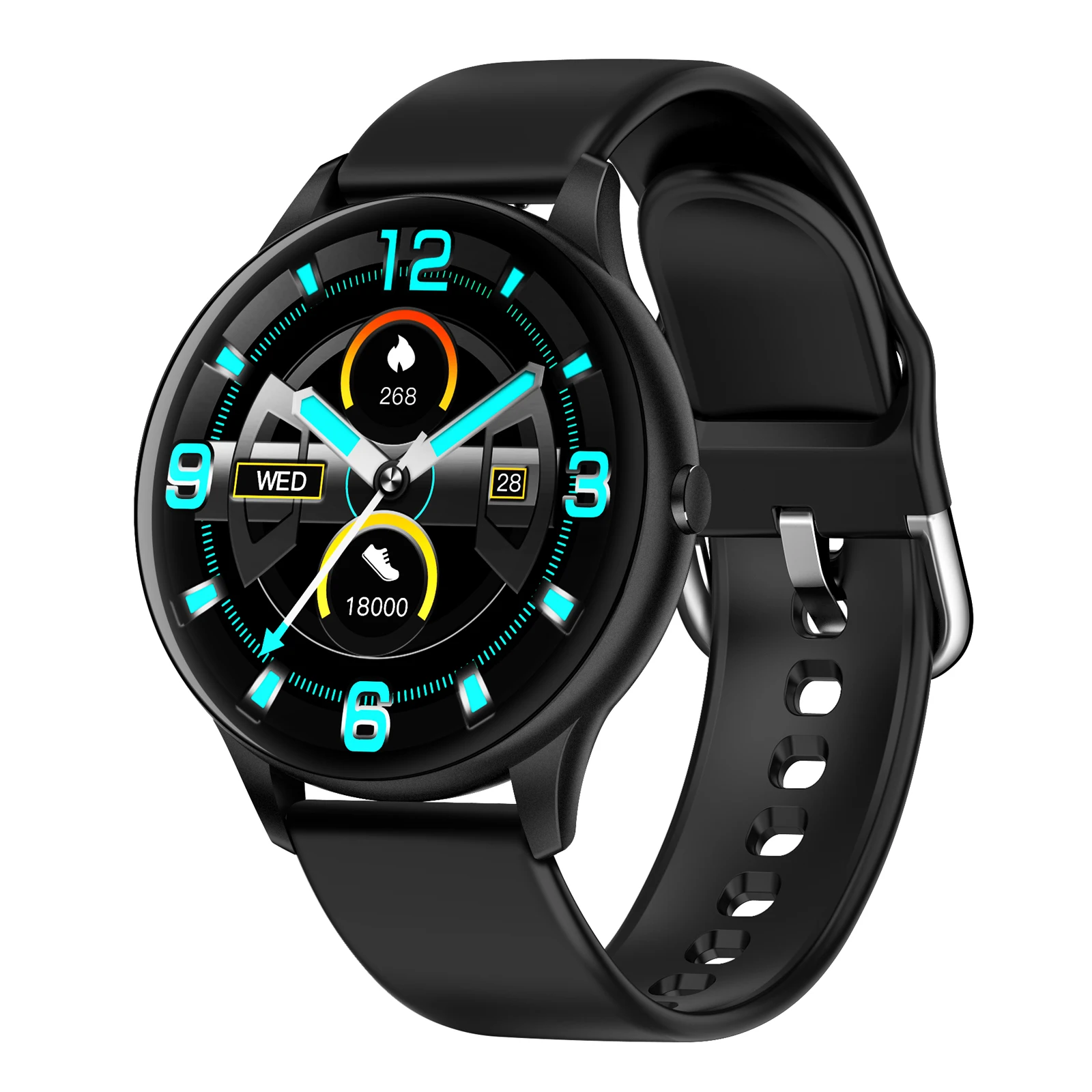 

Docooler K21 Smart Watch Fitness Tracker Bracelet Sports WatchHeart Rate Sleep Monitor Thermometer IP67 Waterproof Message Push