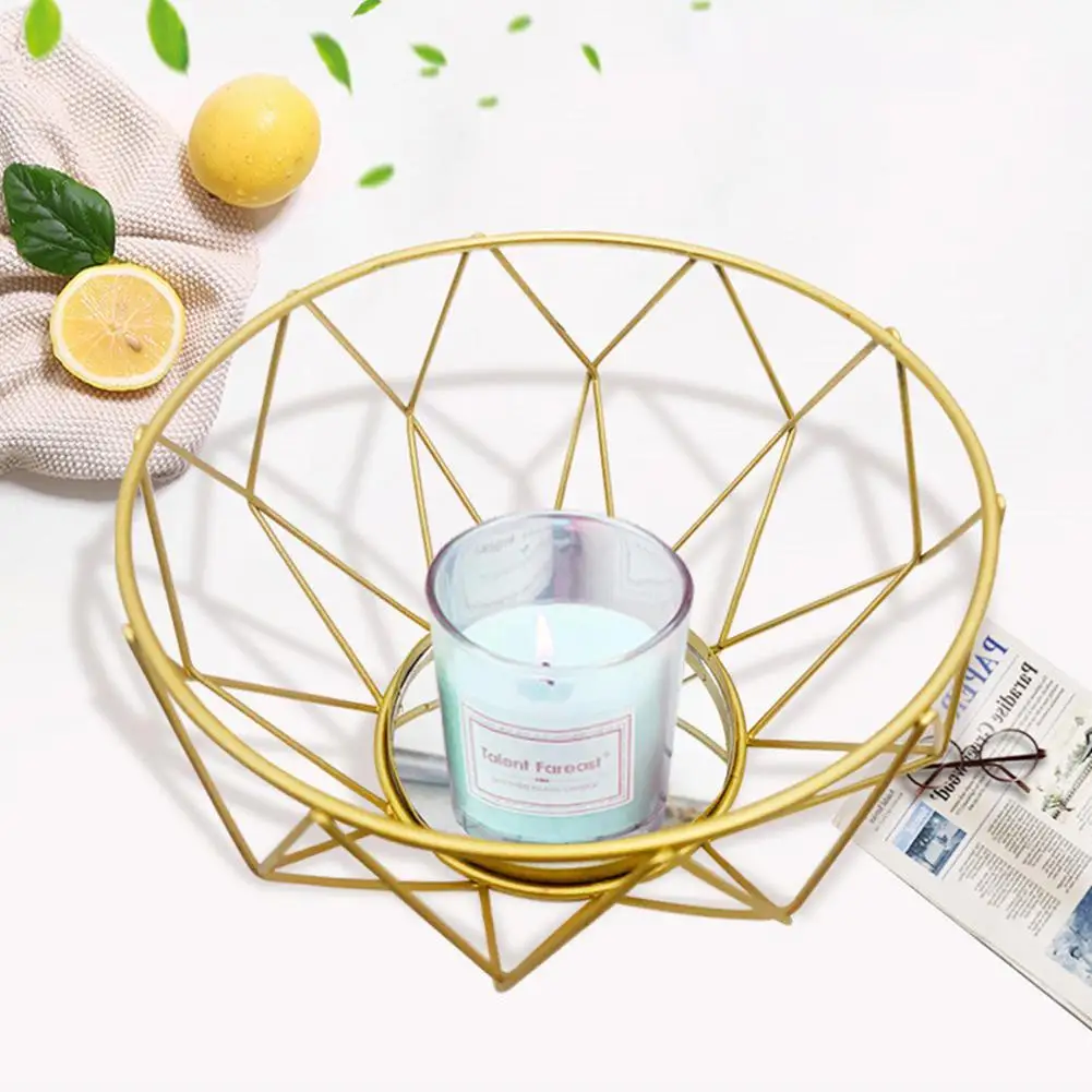 AsyPets золотой цвет зеркальная поверхность подсвечник геометрической формы