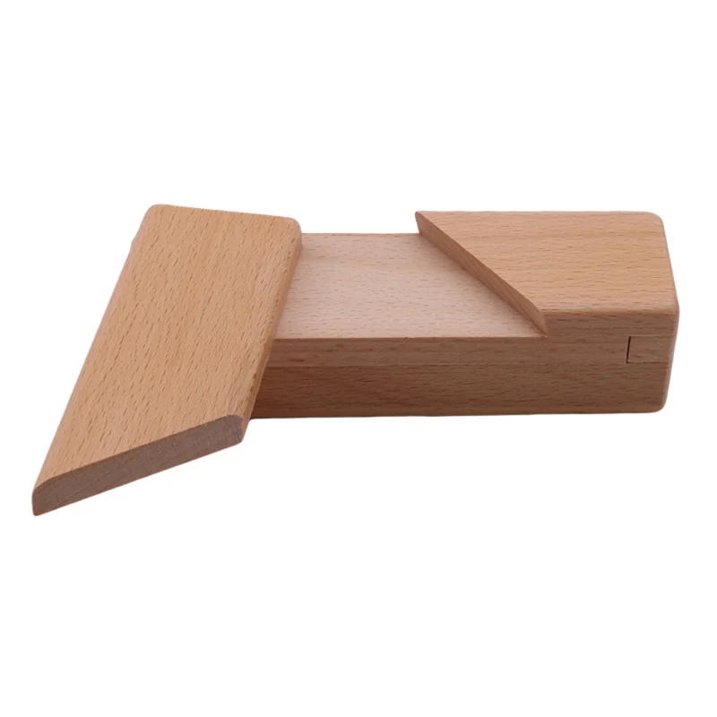 

New Kong Ming Unlock Wooden Brain Toys Teaser Secret Opening Puzzle Box Magic Mysterious Box Gift Box Improve Intelligence Toys