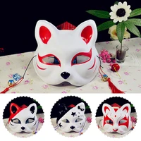 prom half mask fox with tassels cosplay mask for masquerades anime japanese masks women girl party accessories supplies