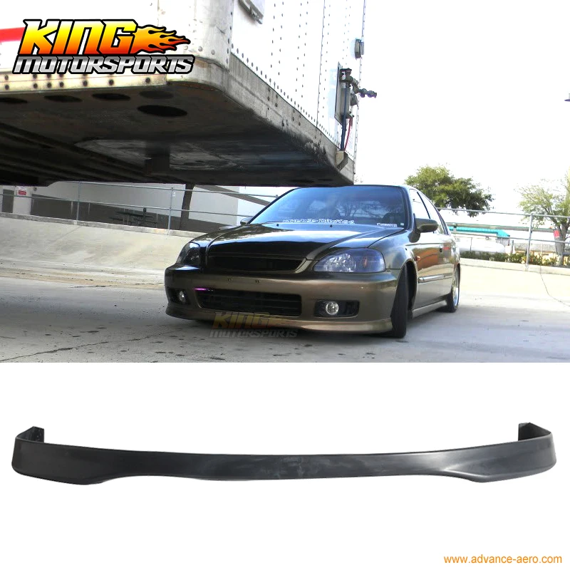 

Подходит черный Тип R Стиль PP полипропиленовый передний бампер для губ для 1999 2000 Honda Civic Global БЕСПЛАТНАЯ доставка по всему миру