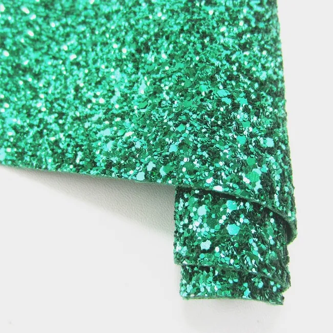 26 -Green 30 см X 134 см рулон черного, белого, серебристого цвета, плотная блестящая ткань, искусственная синтетическая кожа для банта, материал для свадебного украшения, сделай сам, CN226 - Цвет: 26 -Green