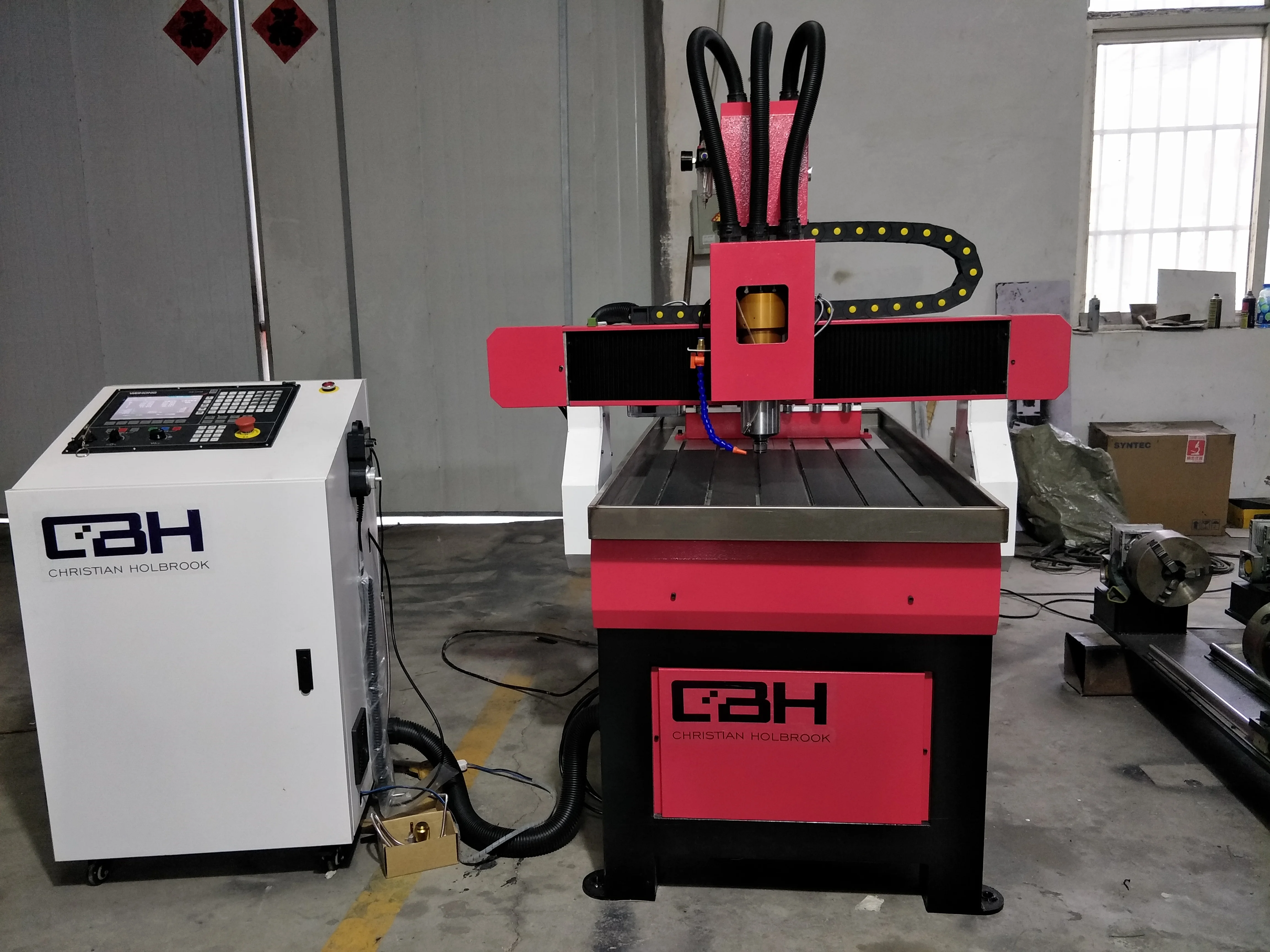 Mini advertising wood cnc router 6090 3 axis 4 milling machine with 2.2kw 3kw vacuum table dust collector from china | Инструменты