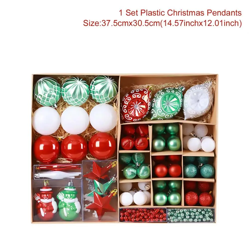 Christmas ornaments8 Рождественские елочные украшения Рождественские шары Подвески рождественские украшения для дома Рождественский Navidad Noel Новогодний подарок - Цвет: Christmas ornaments8