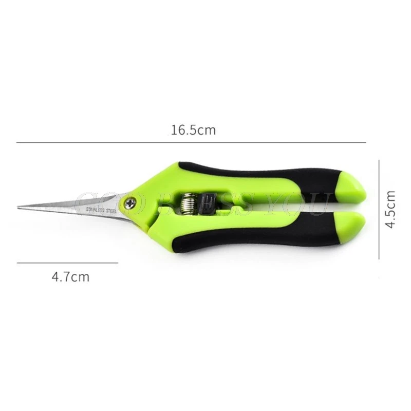 

Garden Pruning Shears Stainless Steel Pruning Tools Hand Pruner Cutter Grape Fruit Picking Weed Household Potted Branches Pruner