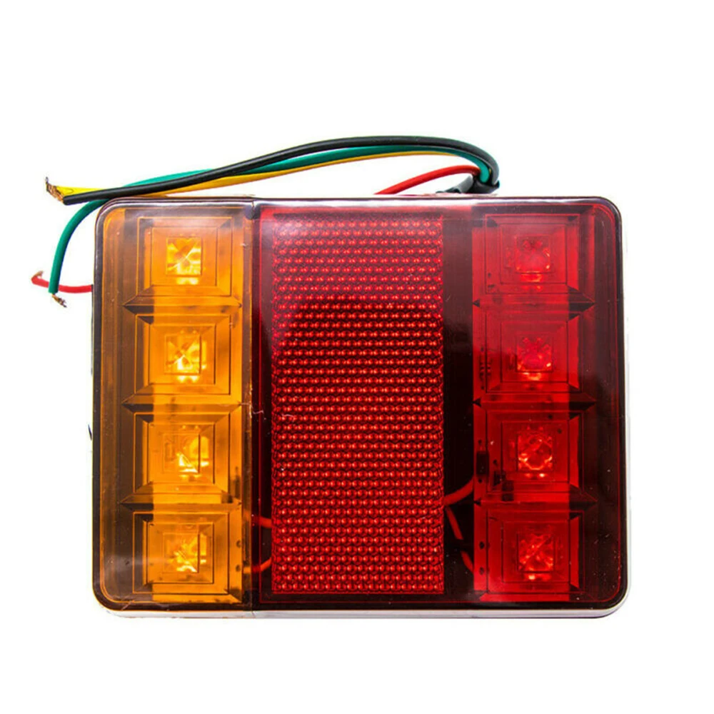 

Brake Turn Signal Light Bulbs Indicator Replacement Trailer Truck Waterproof 12V 8 LED