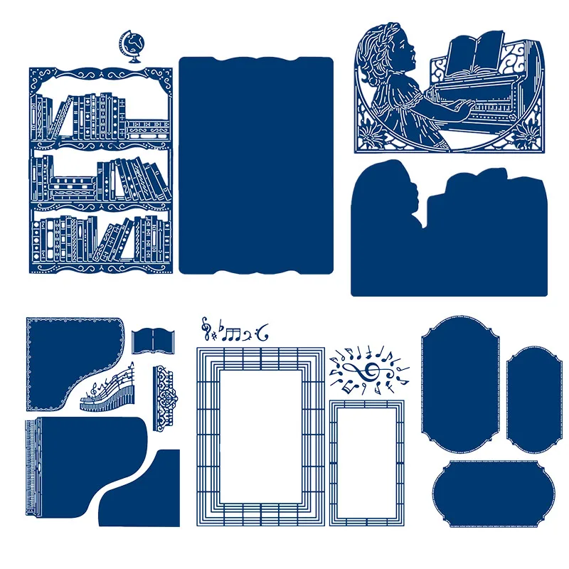 Фортепианная музыкальная книжная полка металлические режущие штампы для