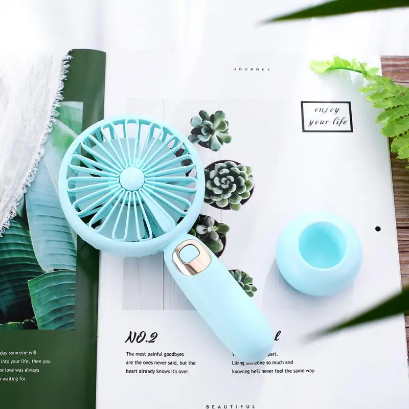 

USB Charging Desktop Bluetooth Speaker Fan Third Speed Mini Handheld Small Fan