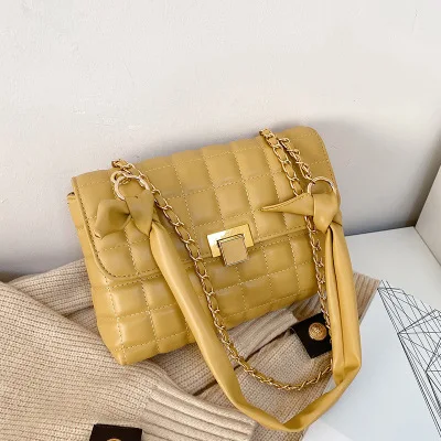 

Plaid small bag 2021 women new spring and summer fashion messenger retro small square bag shoulder underarm handbag