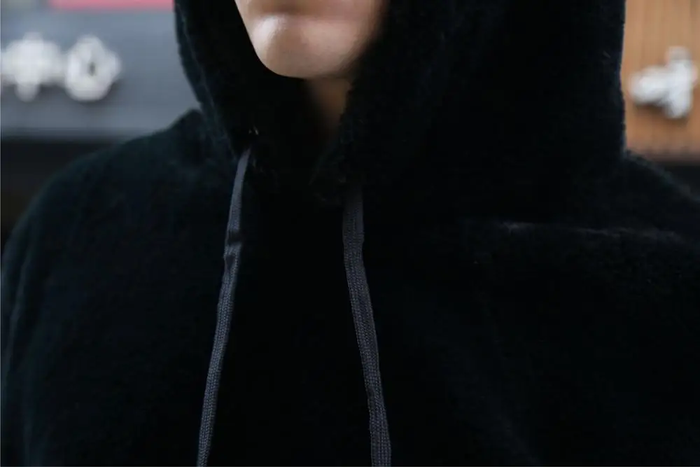 Модная флисовая пушистая толстовка из искусственного меха мужские повседневные