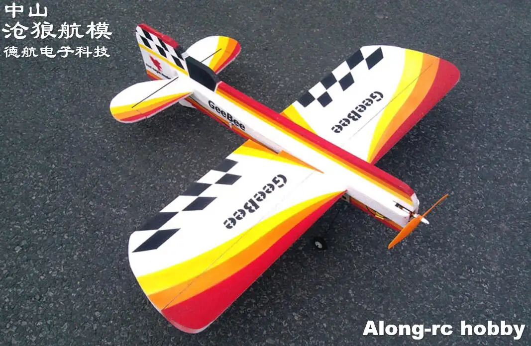 Фото RC 3D модель ру аэроплана хобби 1000 мм размах крыльев Geebee F3D самолет (есть набор или набор pnp) Gee Bee EPP самолет №2