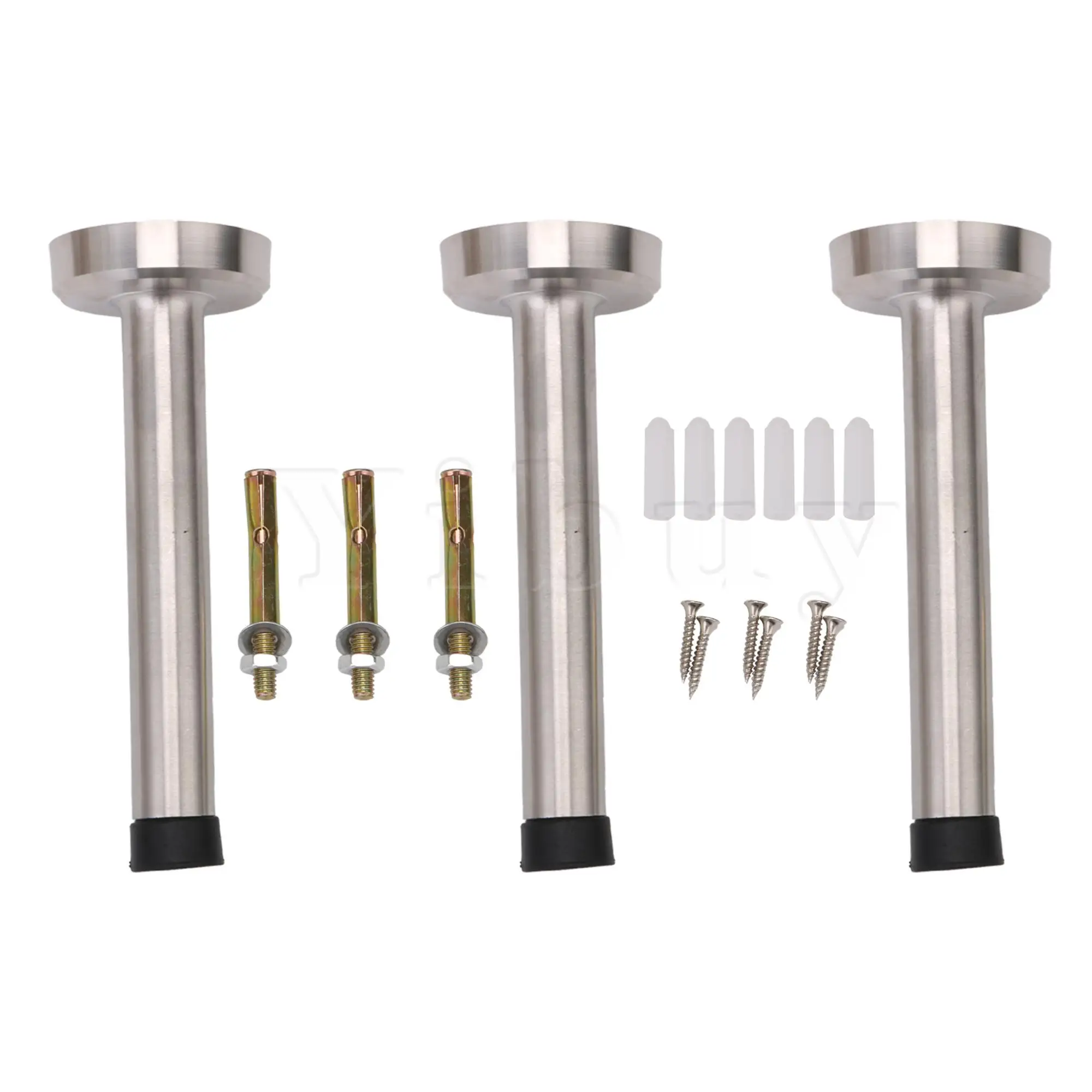 

3 шт. 120 мм Длинный дверной упор из нержавеющей стали для дверных аксессуаров