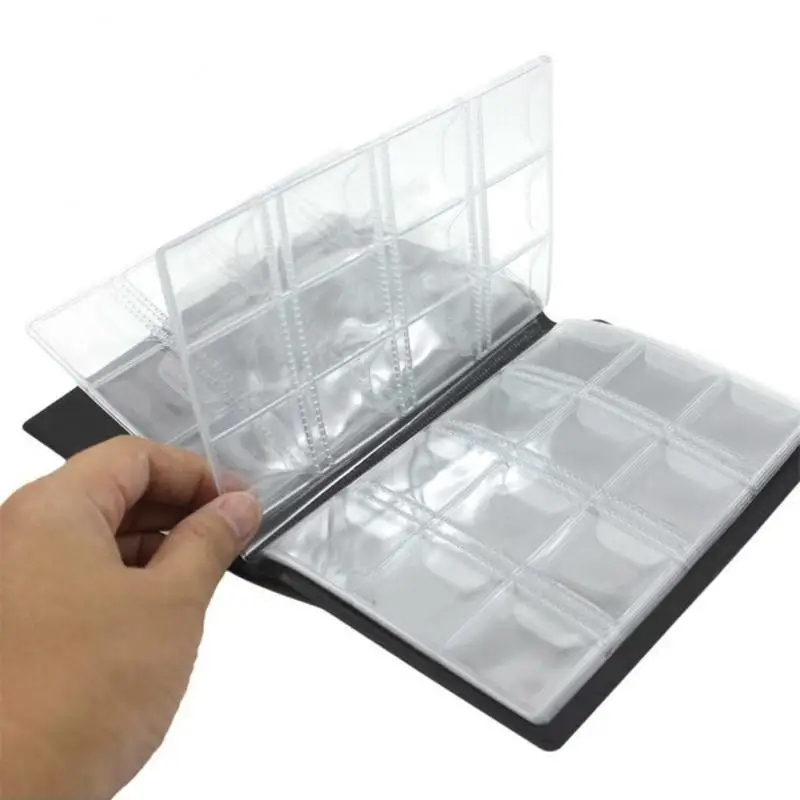 

10 Page 120 Pockets Album For Coins Collection Book Home Decoration PVC Coin Album Holders Penny Money Collector Storage Book