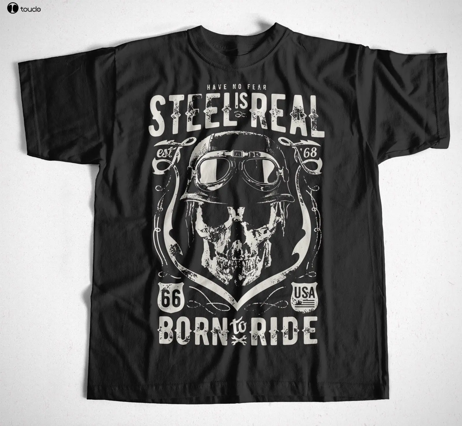 Новейшая Мужская модная футболка Rocker 92 S M L Xl Xxl Route 66 Biker Custom Chopper Motorrad Летний стиль |