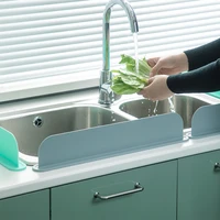 sink flap kitchen gadgets water retaining artifact dishwashing sink splash water barrier silicone baffle kitchen items