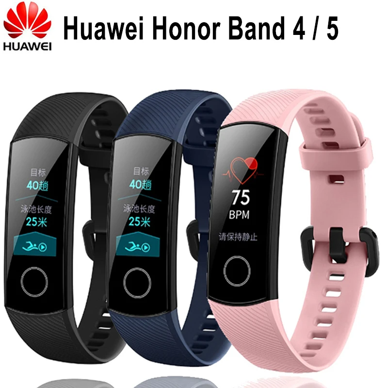 Huawei Honor Band 5, умный браслет, браслет, часы, Amoled, сенсорный экран, спортивный, для плавания, пульса, крови, кислорода, сна, трекер