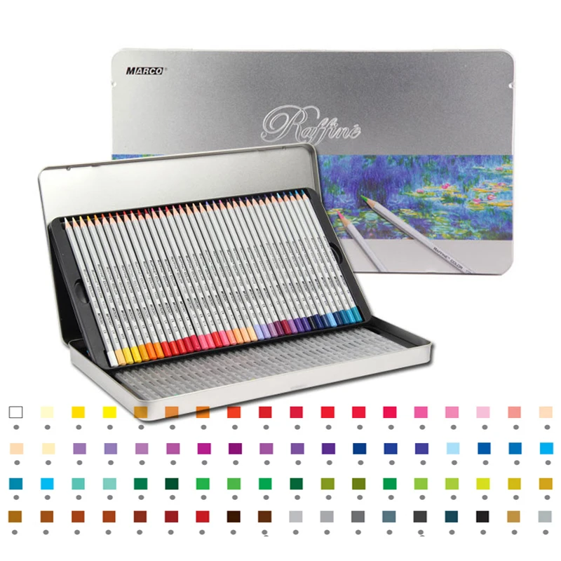 72 цвета s Высококачественный масляный цветной карандаш Raffine Fine Art Lapis De Cor