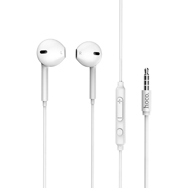 Наушники-вкладыши M55 Hi-Fi стерео проводные наушники с управлением проводом штекер