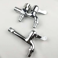 faucet extender one in two out lengthened washing machine special faucet double water outlet cold and hot water faucet household