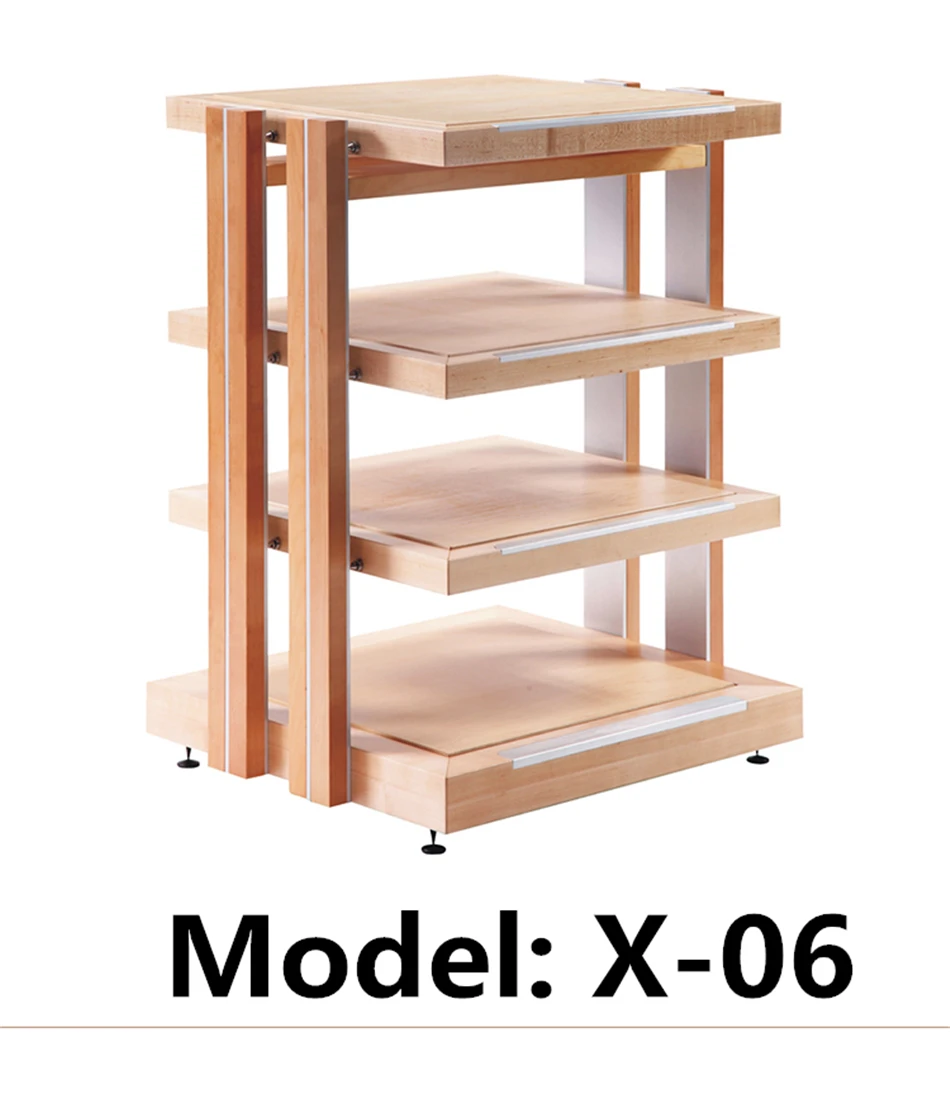 Твердой березовой древесины три слоя аудио шкаф оборудование стойки усилитель CD