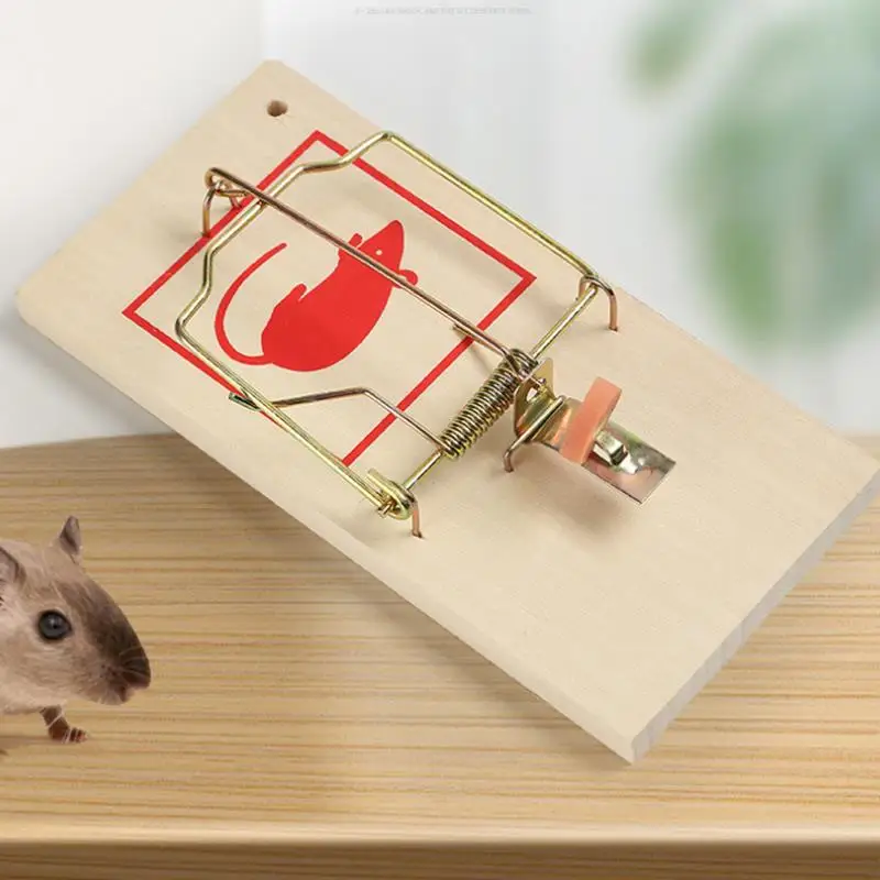 

4 Pcs High Qulity Reusable Rat Catching Mice Mouse Traps Mousetrap Bait Snap Spring Rodent Catcher Pest Control Products