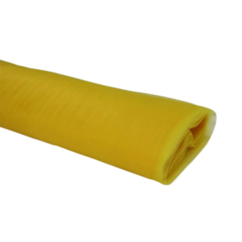 yellow Белый 5" x120 футов(40 ярдов) тюль болт свадебное украшение болт Pew ремесло пользу ткань свадебные пользу вечерние банкет подарок декор - Цвет: yellow