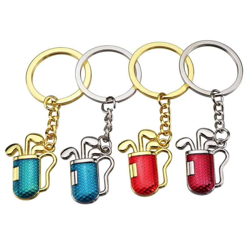 

golf keychain key ring creative key chain key holder cool portachiavi chaveiro llaveros hombre bag charm