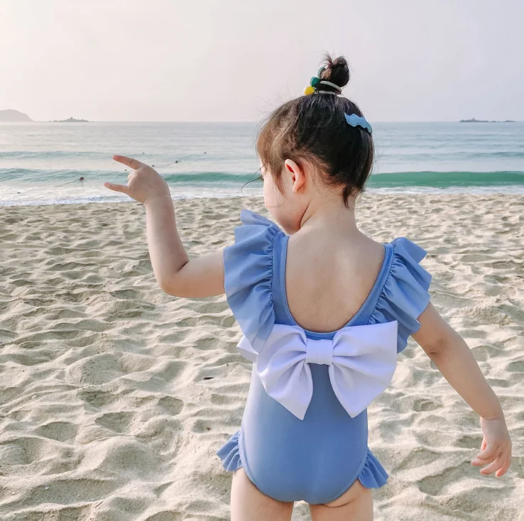 

Toddler Infant Baby Girls Swimsuit Swimwear Swimming One-Piece Bodysuit Swimwears for 2-8Years Girl