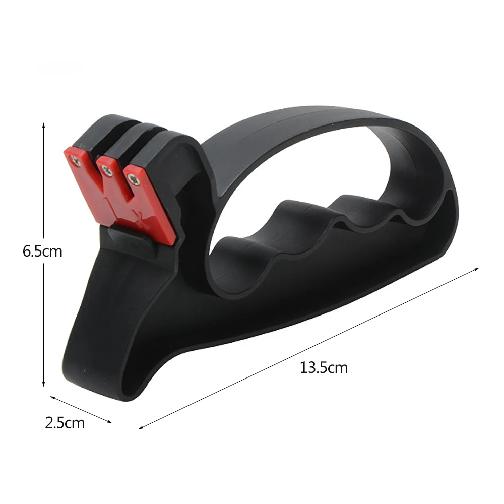 Домашний ручной точилка практическая 2 в 1 карманный нож ножницы инструмент для