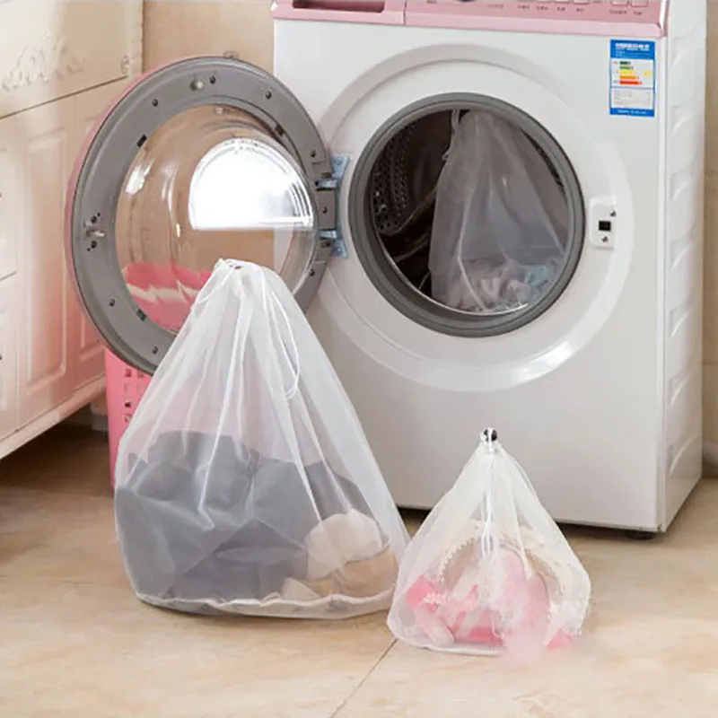 

3 Size Washing Laundry bag Clothing Care Foldable Protection Net Filter Underwear Bra Socks Underwear Washing Machine Clothes