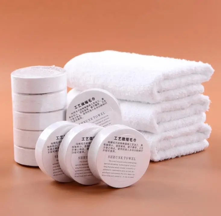 

100pcs large Compressed towel (30 * 65cm / 14 * 26inch) Express hotel dedicated 100% cotton towel SN1105