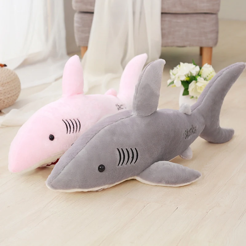 55 см милая игрушка в виде морских животных строительная плюшевая Подушка для сна