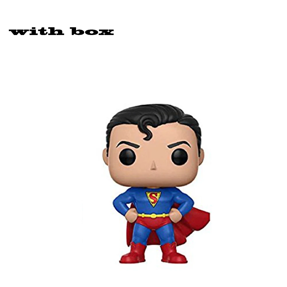 Супергерои Супермен виниловые экшн фигурки из ПВХ коллекционные игрушки для