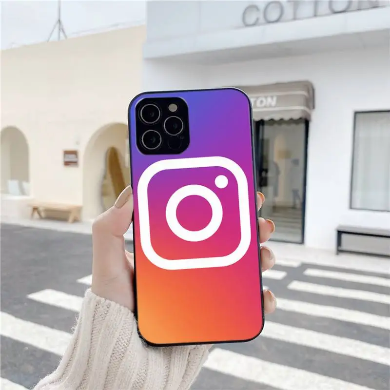 

Phone Case For Iphone 6 6s 7 8 Plus XR X XS XSmax 11 12 Pro Mini Max New I-Instagrams Logo