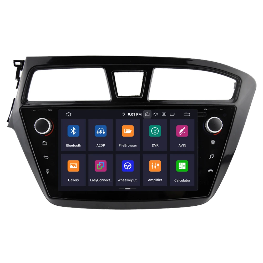 Автомобильный мультимедийный плеер RoverOne для Hyundai I20 2015 2016 2017 2018 Android 10 0