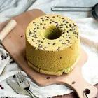 4 дюйма 6 дюймов Алюминий сплав круглой формы из шифона для кекса и съемное дно полые трубы форма для выпечки DIY Инструменты для тортов