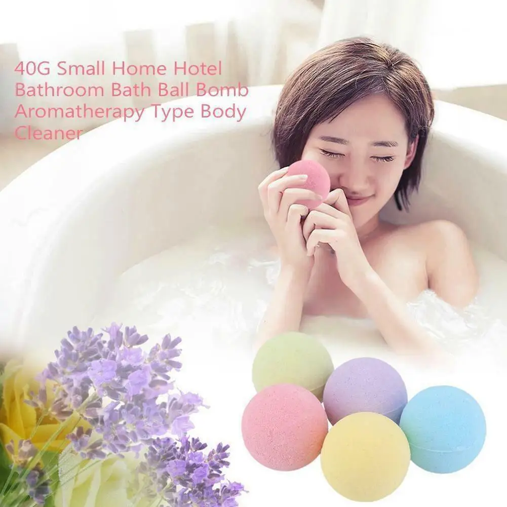 

5pcs Bath Bomb Skin Whitening Bath Salt Body Moisturizing Bombs Bath Bath Ball Salt Natural Bubble Ball T7N7