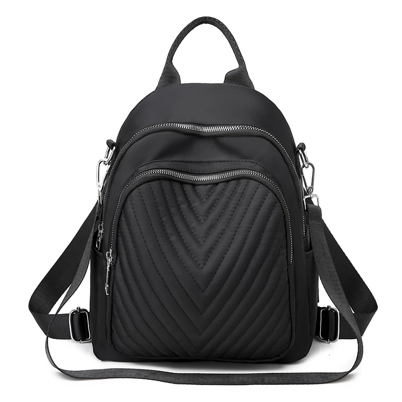 Women's backpack Female Backpack Nylon Women High Qulaity Shoulder Bags Student Bag Black |