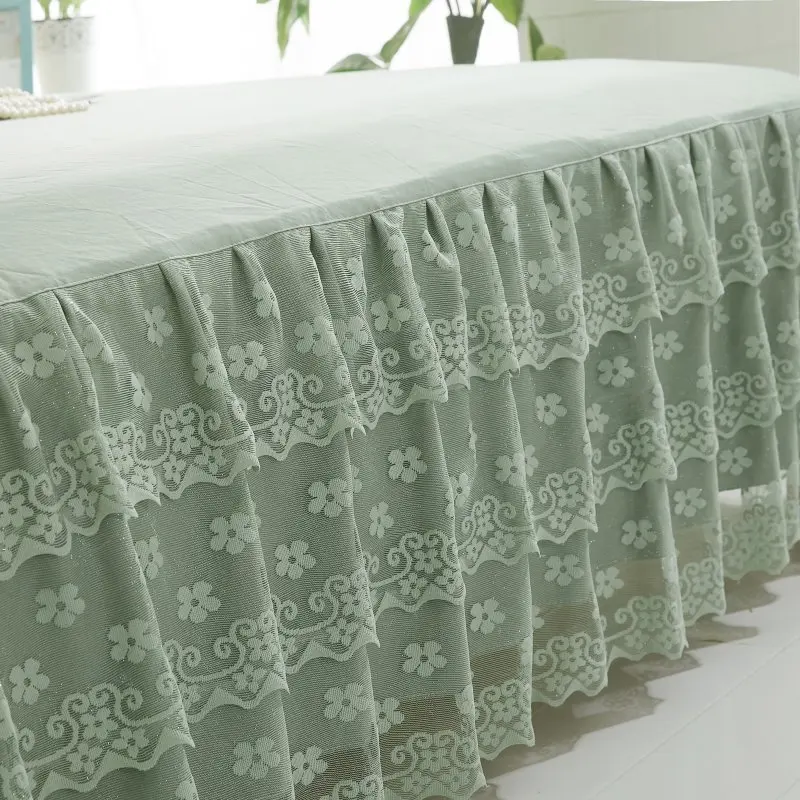 Cross-border 1pc Lace Bed Skirt Korean Princess Bedding Bedspreads Fitted Sheet for Girl Mattress Cover Queen Size Sheets | Дом и сад