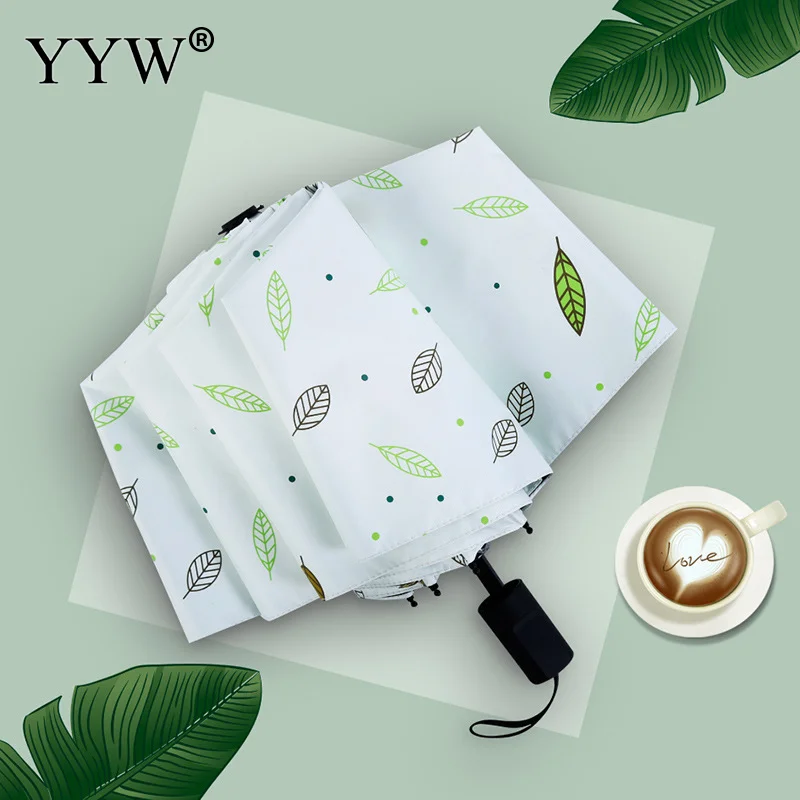 Белый складной зонт мини Карманный Женский фотозонт защищающий от УФ лучей